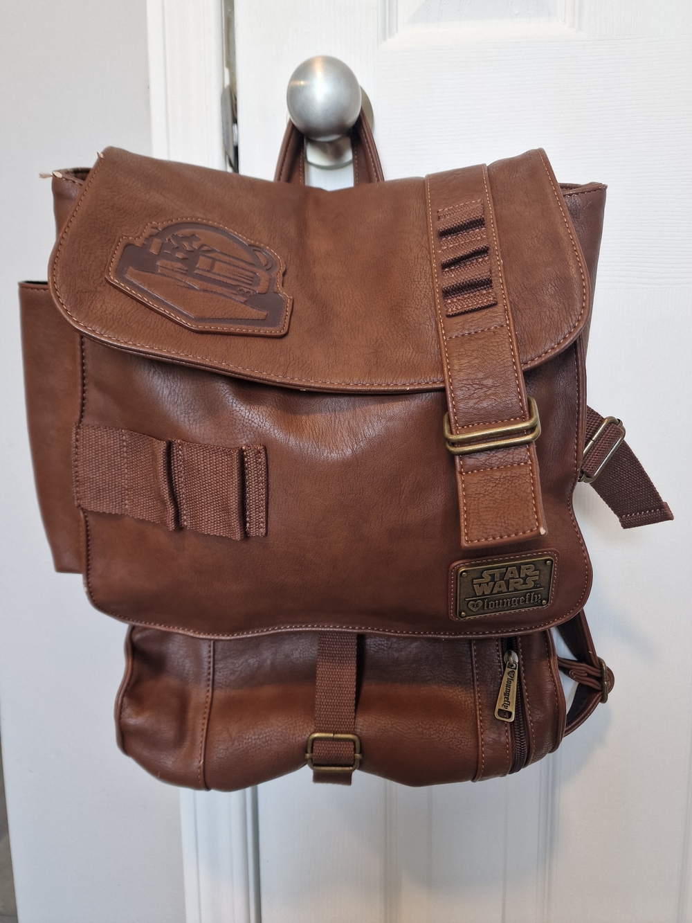 Loungefly Star Wars The Force Awakens Rey Brown Backpack